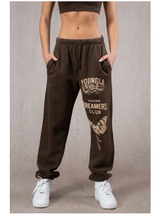 YoungLA Pants - YOUNGLA W211 Dreamers Joggers Dusty Mauve Size Small